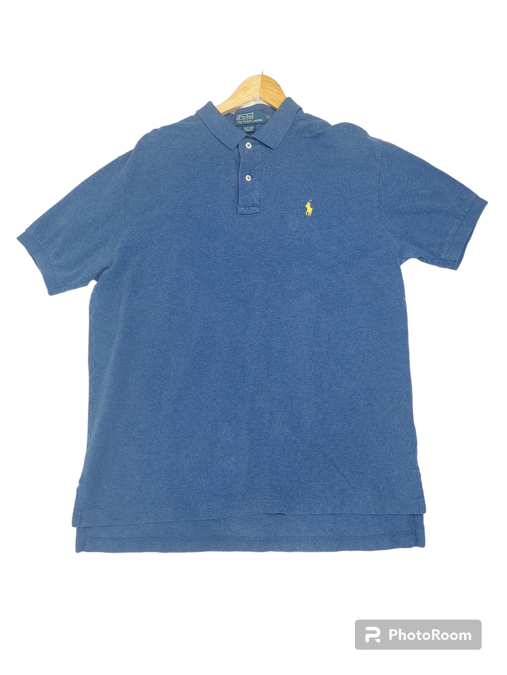 Polo Ralph Lauren Blue and Yellow Polo Sz XL